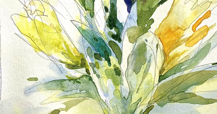 DEVELOPING CREATIVE WATERCOLORS FROM PHOTOS & SKETCHES